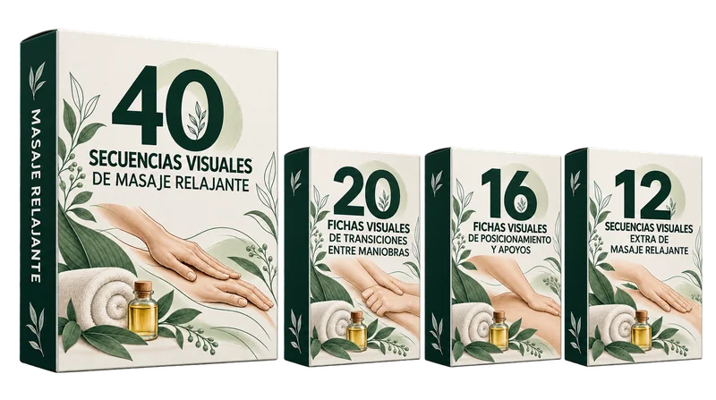 40 Secuencias Visuales de Masaje Relajante y los tres bonos del Plan Completo