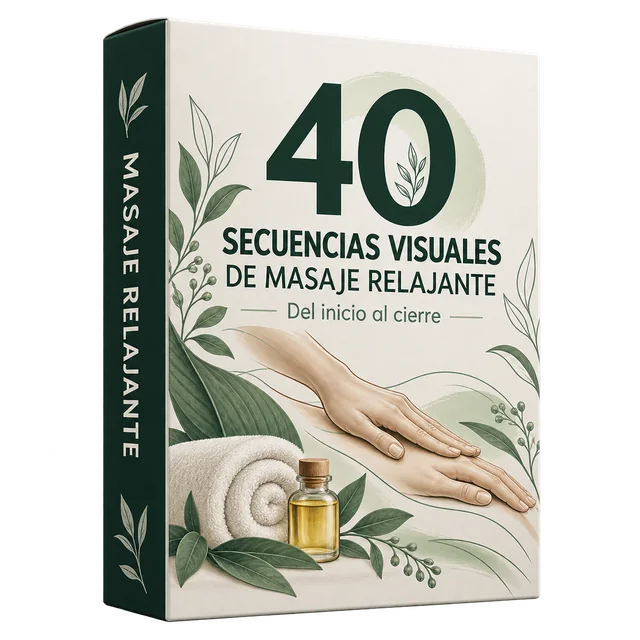 40 Secuencias Visuales de Masaje Relajante incluidas en el Plan Básico